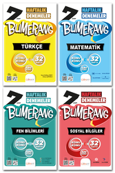 Günay Yayınları - 7. Sınıf Türkçe Matematik Fen Bilimleri Sosyal Bilgiler Bumerang Haftalık Denemeler Günay Yayınları