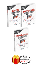 Koray Varol Yayınları - 7. Sınıf Türkçe Matematik Fen Bilimleri Temel Soru Bankası Seti Koray Varol Yayınları KVA Plus