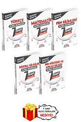 Koray Varol Yayınları - 7. Sınıf Türkçe Matematik Fen Sosyal Din Temel Soru Bankası Seti Koray Varol Yayınları KVA Plus