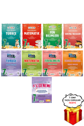 Okyanus Yayınları - 7. Sınıf Türkçe Matematik Fen Sosyal SB ve Tekrar Testleri Seti ve 5li Deneme Okyanus - Hediyeli