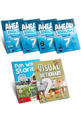 Team Elt Publishing - 7.Sınıf Ahead With English - Fun With Stories - Oracle's Visual Dictionary Full Set 6 Kitap Team Elt