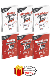Koray Varol Yayınları - 7.Sınıf Türkçe Matematik Fen Bilimleri Temel ve Plus Soru Bankası Seti 6 Kitap Koray Varol Yayınları