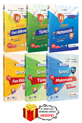 Hiper Zeka Yayınları - 8. Sınıf Hiper ve Sinerji Türkçe Matematik Fen Bilimleri Konu Anlatımlı Soru Bankası Seti Hiper Zeka