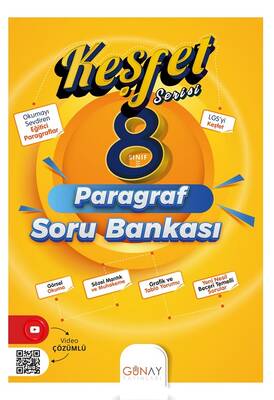 8. Sınıf LGS KEŞFET Paragraf Soru Bankası Video Çözümlü