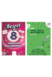 Günay Yayınları - 8. Sınıf LGS 2'li Matematik Soru Bankası Deneme Seti Günay Yayınları