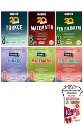 Okyanus Yayınları - 8. Sınıf LGS 6'lı Türkçe Matematik Fen Bilimleri C-E Soru Bankası Tekrar Testleri Okyanus - Hediyeli