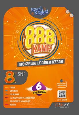 8. Sınıf LGS 888 Soruda İlk Dönem Tekrar Kampı