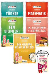 Okyanus Yayınları - 8. Sınıf LGS Classmate Tüm Dersler Soru Bankası Seti 5 Kitap Okyanus Yayınları - Hediyeli