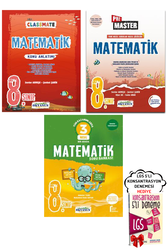 Okyanus Yayınları - 8. Sınıf LGS CM Master ve 3 Nesil Matematik Soru Bankalı Deneme Seti Okyanus - Hediyeli