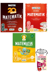 Okyanus Yayınları - 8. Sınıf LGS CM Master ve 3 Nesil Matematik Soru Bankalı Deneme Seti Okyanus - Hediyeli