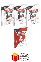 Koray Varol Yayınları - 8. Sınıf LGS İnkılap Din İngilizce Temel Soru Bankası ve Türkçe Sözel Mantık Muhakeme Koray Varol