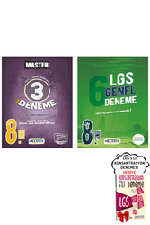 Okyanus Yayınları - 8. Sınıf LGS Master 3'lü Deneme ve 6'lı Genel Deneme Seti Okyanus Yayınları - Hediyeli