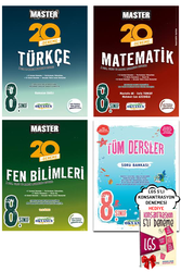 Okyanus Yayınları - 8. Sınıf LGS Master Türkçe Matematik Fen 20'li Deneme Seti ve Tüm Dersler SB Okyanus - Hediyeli