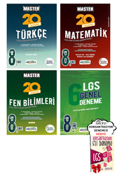 Okyanus Yayınları - 8. Sınıf LGS Master Türkçe Matematik Fen 20'li Deneme ve 6'lı Genel Deneme Seti Okyanus - Hediyeli