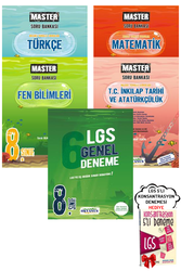 Okyanus Yayınları - 8. Sınıf LGS Master Türkçe Matematik Fen İnkılap SB ve 6'lı Genel Deneme Seti Okyanus - Hediyeli