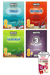 Okyanus Yayınları - 8. Sınıf LGS Master Türkçe Matematik Fen Soru Bankası ve 3 Deneme Seti Okyanus Yayınları - Hediyeli