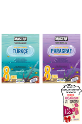 Okyanus Yayınları - 8. Sınıf LGS Master Türkçe Paragraf Soru Bankası Seti Okyanus Yayınları - Hediyeli