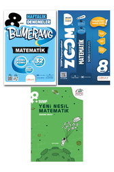 Günay Yayınları - 8. Sınıf LGS Matematik 3'lü Avantaj Seti Günay Yayınları