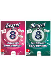 Günay Yayınları - 8. Sınıf LGS Matematik Fen Bilimleri Soru Bankası Keşfet Seti Günay Yayınları