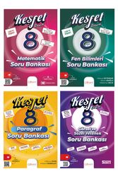 Günay Yayınları - 8. Sınıf LGS Matematik Fen Paragraf Görsel Sözel Yetenek Soru Bankası Keşfet Günay Yayınları
