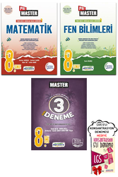 Okyanus Yayınları - 8. Sınıf LGS Pre Master Matematik Fen Bilimleri Soru Bankası ve 3 Deneme Seti Okyanus - Hediyeli