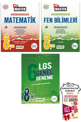 Okyanus Yayınları - 8. Sınıf LGS Pre Master Matematik Fen Soru Bankası ve 6'lı Genel Deneme Seti Okyanus - Hediyeli