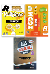 Günay Yayınları - 8. Sınıf LGS Türkçe 3'lü Set Günay Yayınları