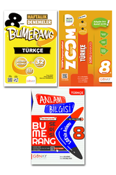 Günay Yayınları - 8. Sınıf LGS Türkçe Anlam Bilgisi 3'lü Avantaj Seti Günay Yayınları