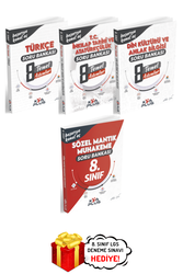 Koray Varol Yayınları - 8. Sınıf LGS Türkçe Din İngilizce Temel Soru Bankası ve Türkçe Sözel Mantık Muhakeme Koray Varol