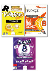 Günay Yayınları - 8. Sınıf LGS Türkçe Görsel Sözel Yetenek 3'lü Avantaj Seti Günay Yayınları