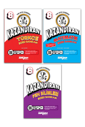 Ankara Yayıncılık - 8. Sınıf LGS Türkçe Matematik Fen Bilimleri Kazandıran Soru Bankası Seti Ankara Yayıncılık