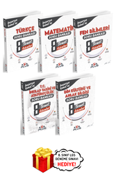 Koray Varol Yayınları - 8. Sınıf LGS Türkçe Matematik Fen İnkılap Din Temel Soru Bankası Seti Koray Varol Yayınları KVA Plus