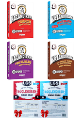 Ankara Yayıncılık - 8. Sınıf LGS Türkçe Matematik Fen İnkılap Kazandıran Hediyeli Soru Bankası Seti Ankara Yayıncılık