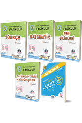 Eis Yayınları - 8. Sınıf LGS Türkçe Matematik Fen İnkılap Ünite Değerlendirme Fasikülü Seti 9+3 Kamp Kitabı Eis