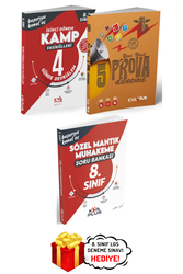 Koray Varol Yayınları - 8. Sınıf LGS Türkçe Sözel Mantık Muhakeme LGS 5'li Genel Deneme ve 2. Dönem Kamp Seti Koray Varol