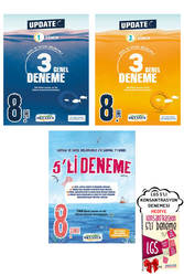 Okyanus Yayınları - 8. Sınıf LGS Update 1. ve 2. Dönem 3 Genel Deneme ve 5'li Deneme Seti Okyanus - Hediyeli