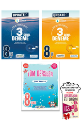 Okyanus Yayınları - 8. Sınıf LGS Update 1. ve 2. Dönem 3'lü Genel Deneme Seti ve Tüm Dersler SB Okyanus - Hediyeli