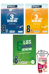Okyanus Yayınları - 8. Sınıf LGS Update 1. ve 2. Dönem 3'lü Genel Deneme ve 6'lı Genel Deneme Okyanus - Hediyeli