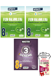 Okyanus Yayınları - 8. Sınıf LGS Update 1. ve 2. Dönem Fen Bilimleri Soru B. ve 3'lü Deneme Okyanus Yayınları - Hediyeli