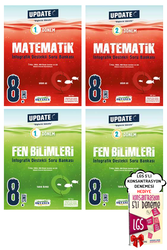 Okyanus Yayınları - 8. Sınıf LGS Update 1. ve 2. Dönem Matematik Fen Bilimleri Soru Bankası Okyanus Yayınları - Hediyeli
