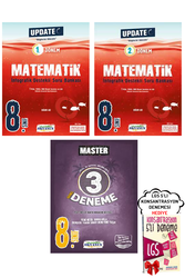 Okyanus Yayınları - 8. Sınıf LGS Update 1. ve 2. Dönem Matematik Soru B. ve 3'lü Deneme Okyanus Yayınları - Hediyeli