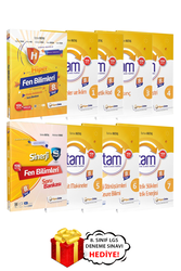 Hiper Zeka Yayınları - 8. Sınıf TAM Fen Bilimleri 1-2-3-4-5-6-7 Fasikül Hiper ve Sinerji Fen Bilimler KA SB Seti Hiper Zeka