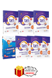 Hiper Zeka Yayınları - 8. Sınıf TAM Matematik 1-2-3-4-5-6 Fasikül ve Hiper Matematik KA Soru Bankası Seti Hiper Zeka