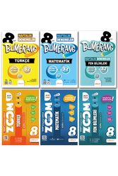 Günay Yayınları - 8. Sınıf Türkçe Matematik Fen Bilimleri Haftalık Denemeler Zoom Soru Bankası Seti Günay Yayınları