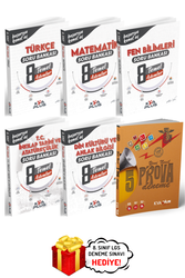 Koray Varol Yayınları - 8. Sınıf Türkçe Matematik Fen İnkılap Din Temel Soru Bankası ve Tüm Dersler Deneme Seti Koray Varol