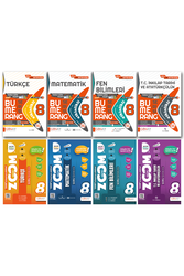 Günay Yayınları - 8. Sınıf Türkçe Matematik Fen İnkılap Etkinlikli SB ve Zoom Soru Bankası Seti Günay Yayınları