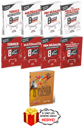 Koray Varol Yayınları - 8Sınıf Türkçe Matematik Fen İnkılap Temel-Plus Soru Bankası ve Genel Deneme Seti 7 Kitap Koray Varol
