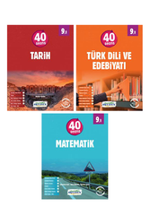Okyanus Yayınları - 9. Sınıf 40 Seansta Matematik Edebiyat Tarih Seti Okyanus Yayınları