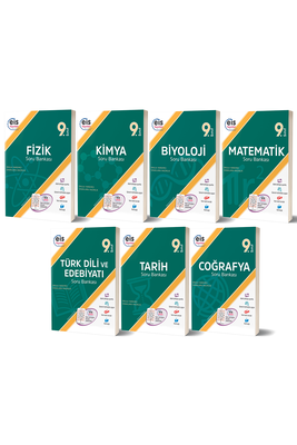 9. Sınıf Tüm Dersler Soru Bankası Seti Tam 7 Kitap Eis Yayınları
