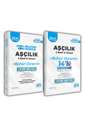 Emsal Yayınları - AÖF 2023 Aşçılık 1. Sınıf 2. Yarıyıl Bahar Dönemi Konu Soru Deneme Seti Emsal Yayınları